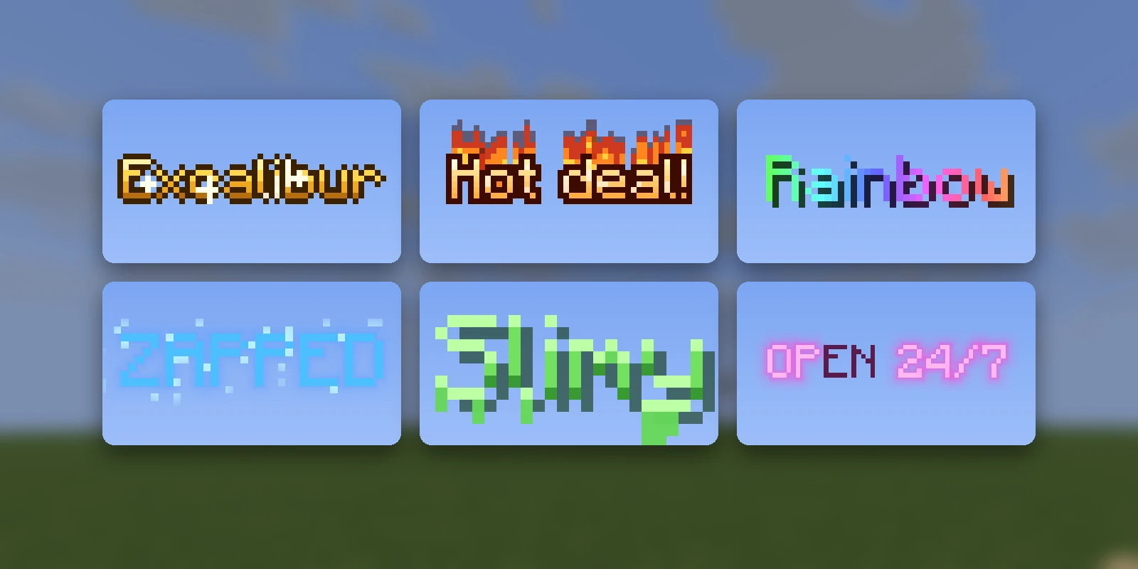 Text effects