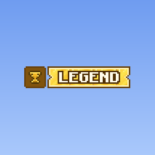 Gold Legend Rank Tag — a animated Minecraft Rank tag made with resourcepack.ai