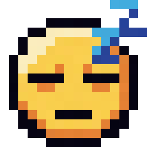 Sleeping Face Icon — a Minecraft Icon made with resourcepack.ai