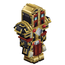 Crimson Oath Paladin — a Minecraft Armor (3D) made with resourcepack.ai