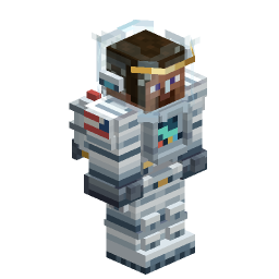 Orbital Pioneer Armor — a Minecraft Armor (3D) made with resourcepack.ai
