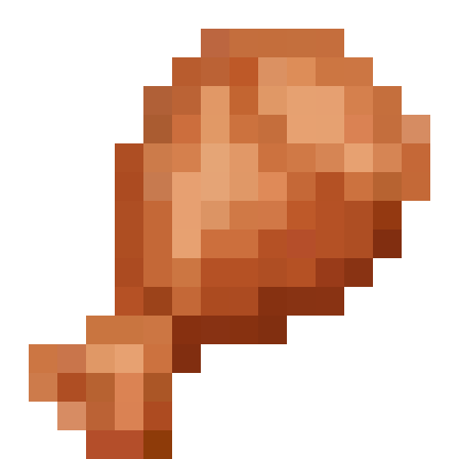 Fried Chicken — a food Minecraft Icon made with resourcepack.ai