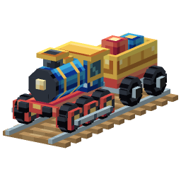 Little Train Set — a Minecraft Model made with resourcepack.ai