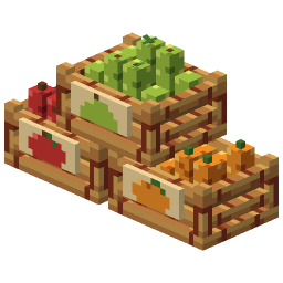 Fruit Crate Stack — a Minecraft Model made with resourcepack.ai