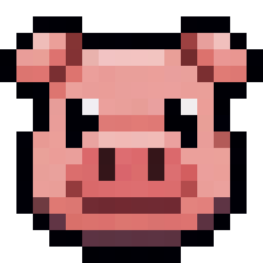 Pig Face — a Minecraft Icon made with resourcepack.ai