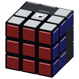 Classic Rubik's Cube — a colorful Minecraft Model made with resourcepack.ai