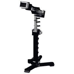 Adjustable Boom Microphone — a black Minecraft Model made with resourcepack.ai