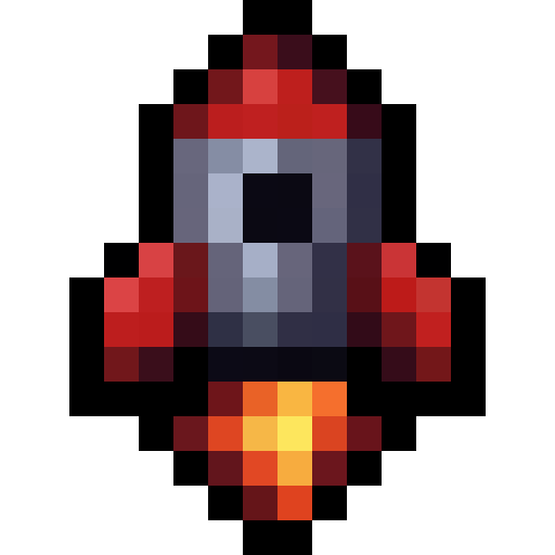 Firework Rocket — a Minecraft Item (2D) made with resourcepack.ai