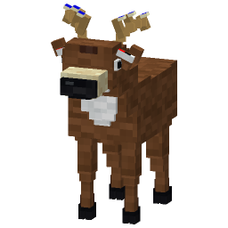 Brown Reindeer — a brown Minecraft Model made with resourcepack.ai