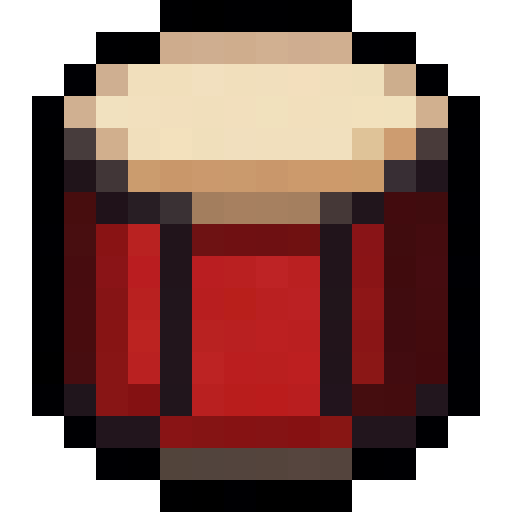 Red Drum — a Minecraft Item (2D) made with resourcepack.ai