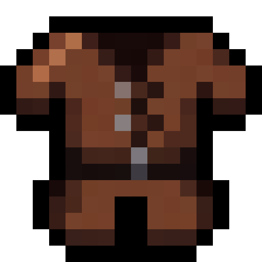 Leather Tunic — a Minecraft Item (2D) made with resourcepack.ai