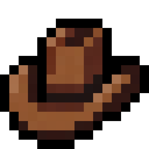 Cowboy Hat — a ranch Minecraft Item (2D) made with resourcepack.ai