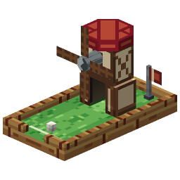 Windmill Mini Golf — a Minecraft Model made with resourcepack.ai
