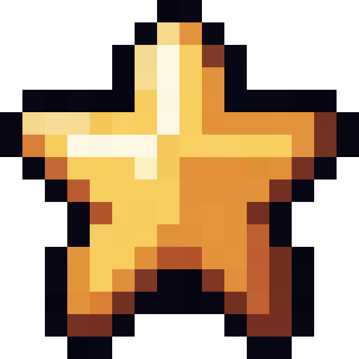 Star Badge — a Minecraft Icon made with resourcepack.ai