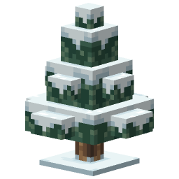 Snowy Pine Tree — a Minecraft Model made with resourcepack.ai