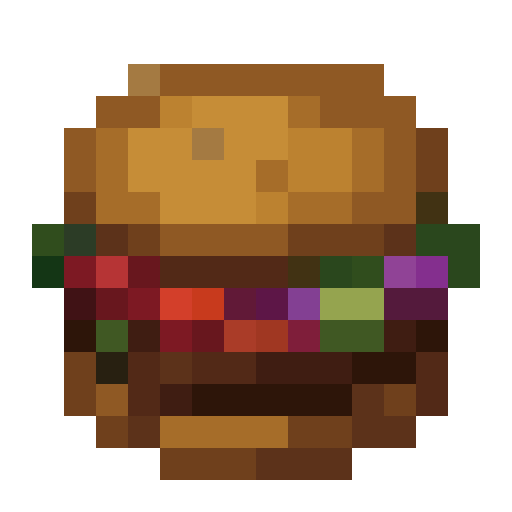 Hamburger — a modern Minecraft Item made with resourcepack.ai