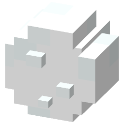 Snowball — a white Minecraft Model made with resourcepack.ai