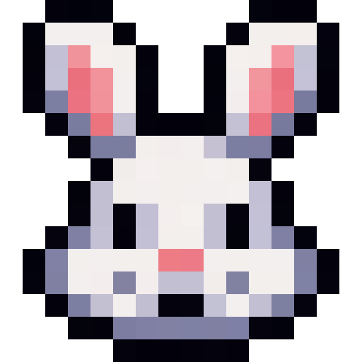 Easter Bunny Head — a easter Minecraft Item (2D) made with resourcepack.ai
