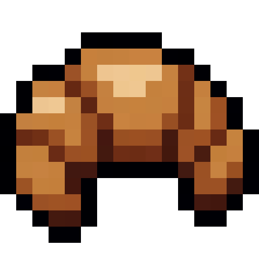 Croissant — a Minecraft Item (2D) made with resourcepack.ai