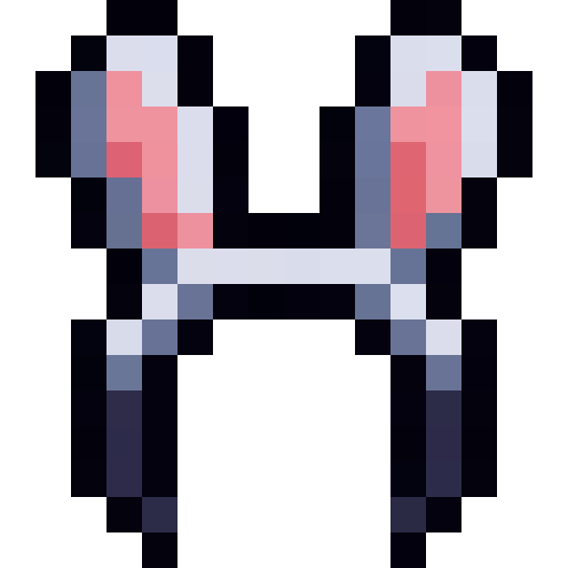 Bunny Ears Headband — a Minecraft Item (2D) made with resourcepack.ai