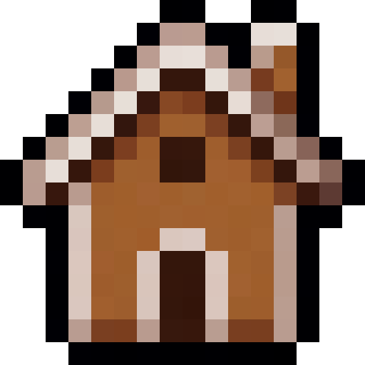 Gingerbread House — a Minecraft Item (2D) made with resourcepack.ai