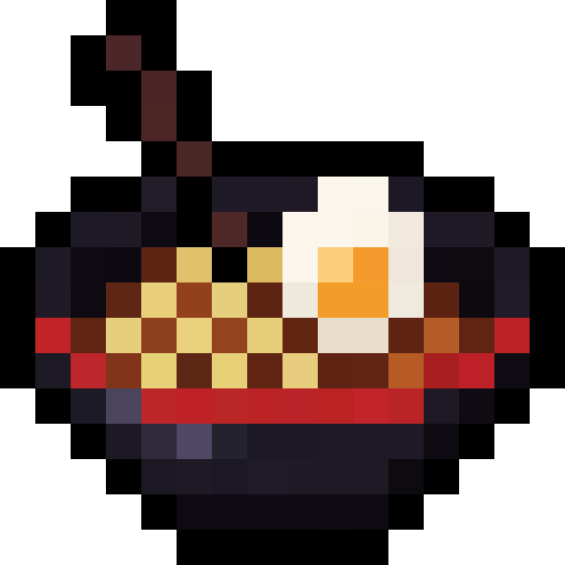 Ramen Bowl With Egg — a Minecraft Item (2D) made with resourcepack.ai