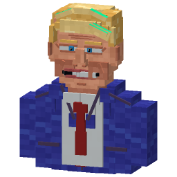 Donald Trump — a Minecraft Model made with resourcepack.ai