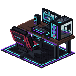 RGB Gaming Setup — a Minecraft Model made with resourcepack.ai
