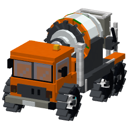 Cement Mixer Plushie — a Minecraft Model made with resourcepack.ai