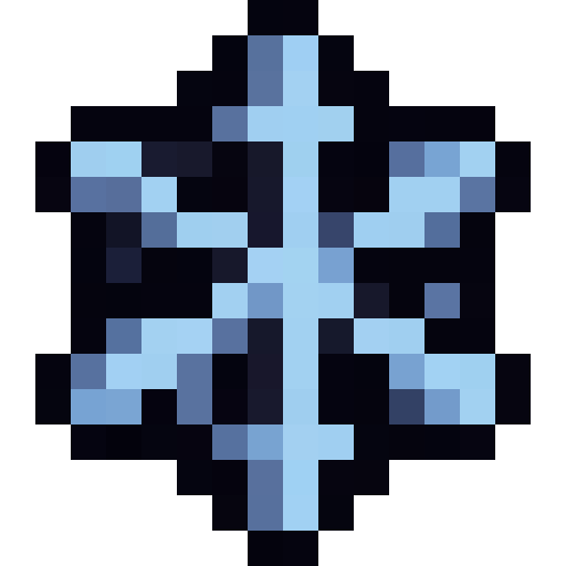 Snowflake — a Minecraft Item (2D) made with resourcepack.ai