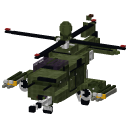 Attack Helicopter — a Minecraft Model made with resourcepack.ai