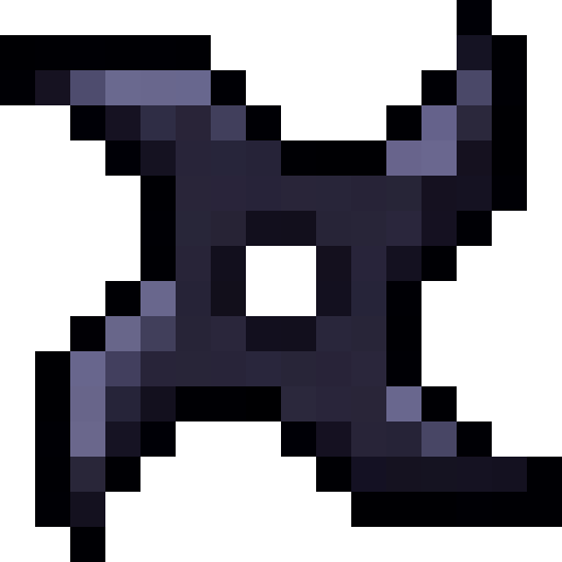 Purple Shuriken — a Minecraft Item (2D) made with resourcepack.ai