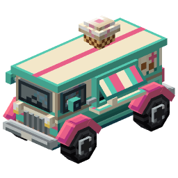 Sweet Swirl Ice Cream Van — a Minecraft Model made with resourcepack.ai