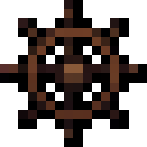 Ship Steering Wheel — a Minecraft Item (2D) made with resourcepack.ai