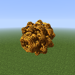 Golden Mandelbulb — a Minecraft Shader made with resourcepack.ai
