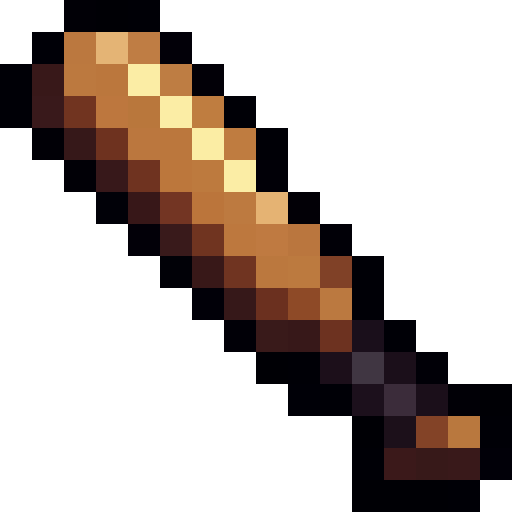Baseball Bat — a Minecraft Item (2D) made with resourcepack.ai