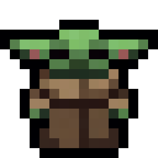 Grogu Baby Yoda — a Minecraft Item (2D) made with resourcepack.ai