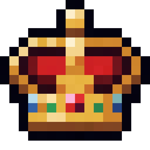 Jeweled Crown — a Minecraft Item (2D) made with resourcepack.ai