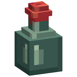 Red Wax Bottle — a Minecraft Model made with resourcepack.ai