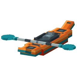 Recreational Kayak — a Minecraft Model made with resourcepack.ai
