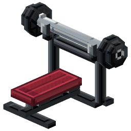 Ironclad Weight Bench — a Minecraft Model made with resourcepack.ai
