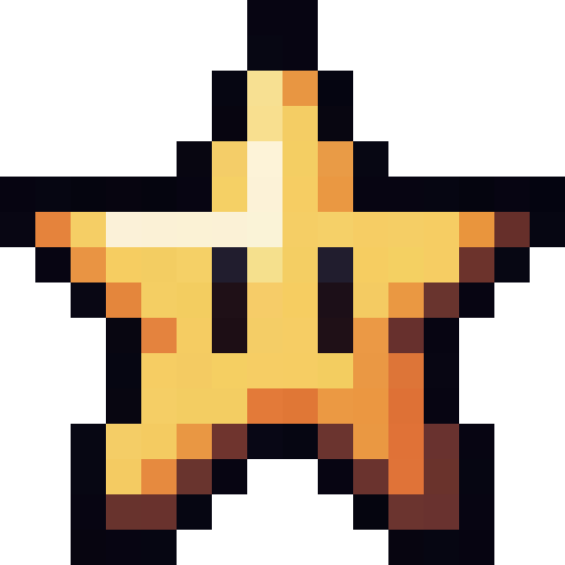 Golden Star — a Minecraft Item (2D) made with resourcepack.ai