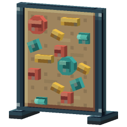Climbing Wall Panel — a colourful Minecraft Model made with resourcepack.ai