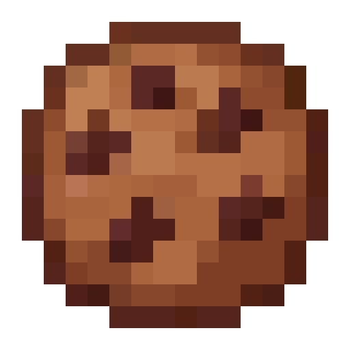 Chocolate Chip Cookie — a Minecraft Icon made with resourcepack.ai
