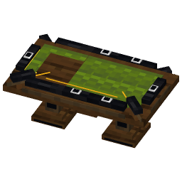 Wooden Pool Table — a Minecraft Model made with resourcepack.ai