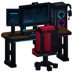 Gaming PC Setup — a Minecraft Model made with resourcepack.ai