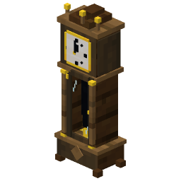 Grandfather Clock — a Minecraft Model made with resourcepack.ai