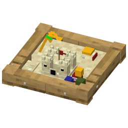 Toy-Filled Sandbox — a Minecraft Model made with resourcepack.ai