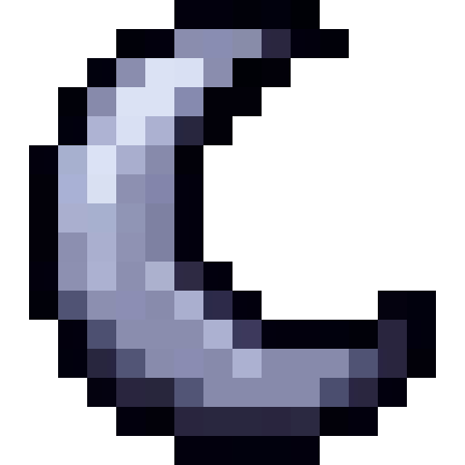 Crescent Moon — a Minecraft Item (2D) made with resourcepack.ai