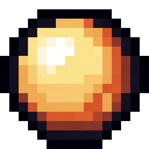 Glowing Orb — a Minecraft Item (2D) made with resourcepack.ai